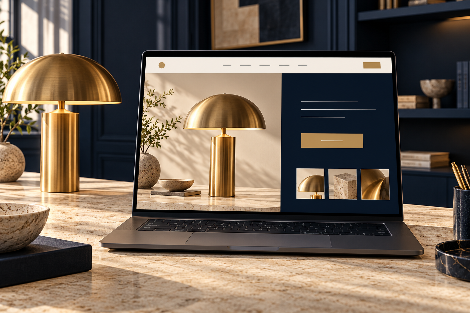 Starter website design concept